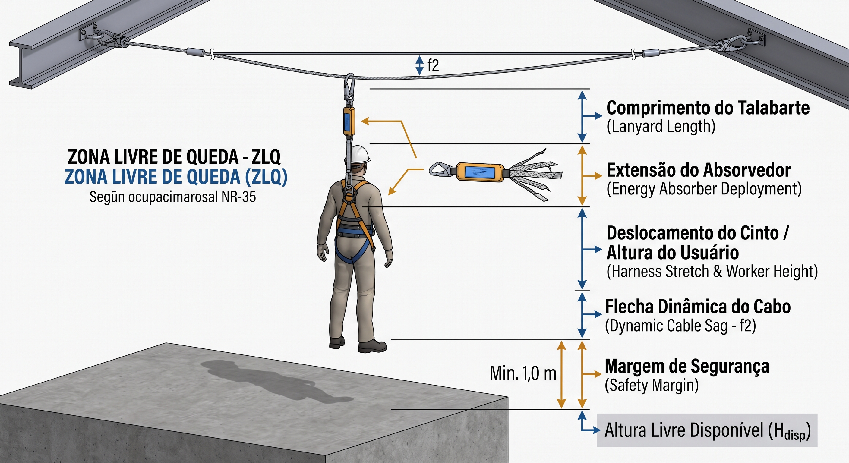 Diagrama de Zona Livre de Queda (ZLQ)